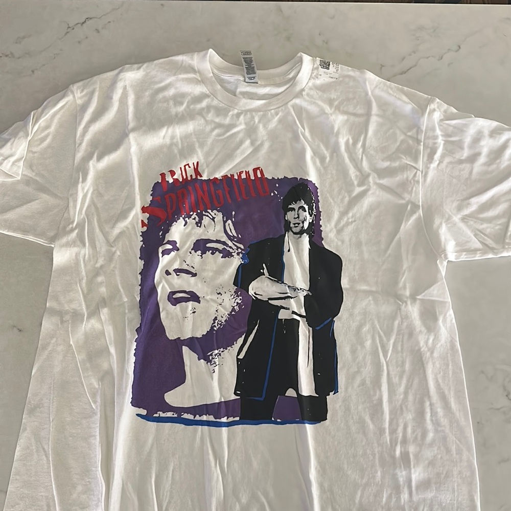 Never worn Rick Springfield t-shirt